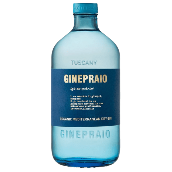 Ginepraio organic mediterranean dry gin, Levante Spirits 43%, 70cl, Toscane