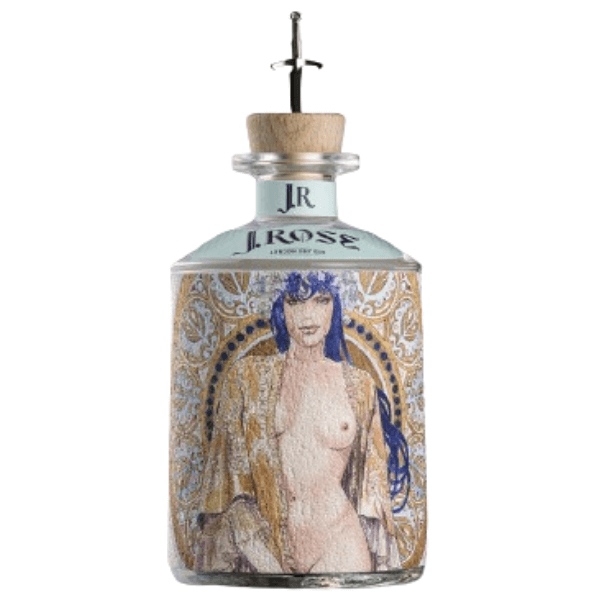 Gin Rose - J.Rose 2 London Dry Gin - 43% - 70cl. - J.Rose, Pouilles