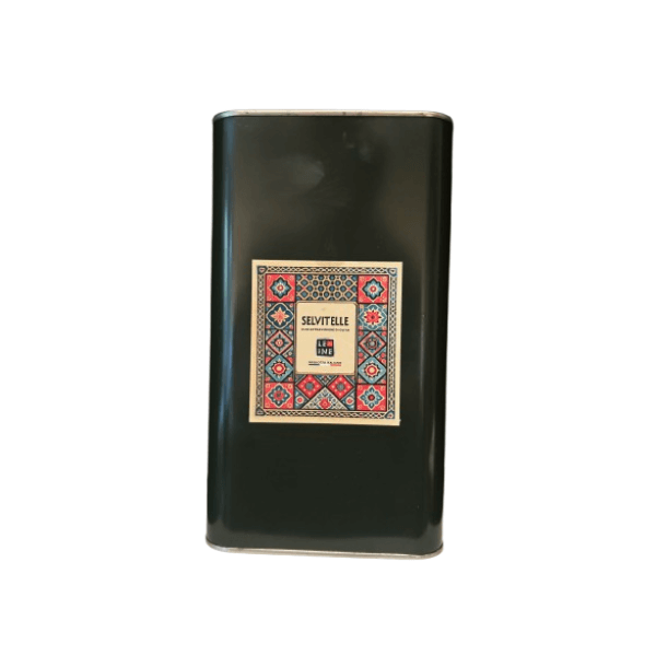Huile d'olive extra vierge - 3 litres  - Récipient en acier - Le INE - Selvitelle - Cicerale - Campania