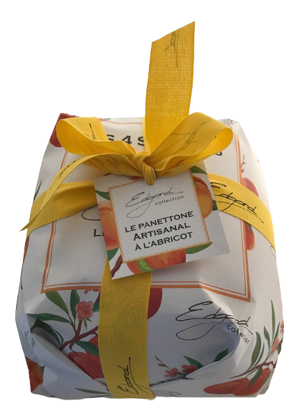 Panettone artisanal à l'abricot - Edgard Collection - 750 gr