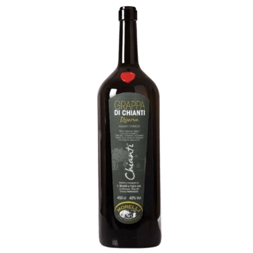 Grappa di Chianti Riserva 40% - Morelli - 450 cl - 4,5 litres -Toscane