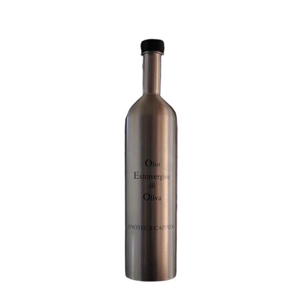 Huile d'olive extra vierge 50cl - Le Ine - Selvitelle - Cicerale - Campania - dans une bouteille en Inox élégante